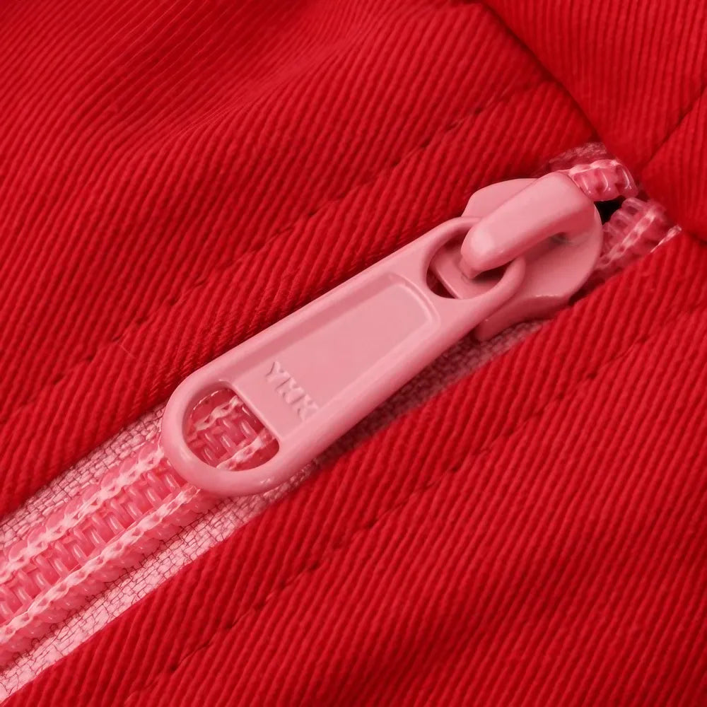 Kawaii Red Cotton Cat Trio Casual Cute Handbag Perfect for Cat Lovers Kawaii Red Cotton Cat Trio Casual Cute Handbag Perfect for Cat Lovers