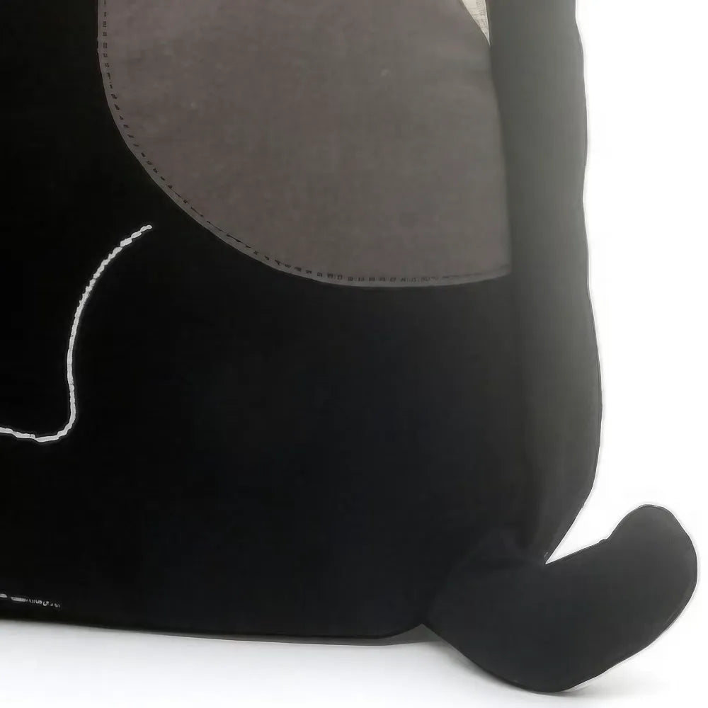 Kawaii Cartoon Cat Theme Black and White Cotton Cute Handbag Casual and Compact Kawaii Cartoon Cat Theme Black and White Cotton Cute Handbag Casual and Compact