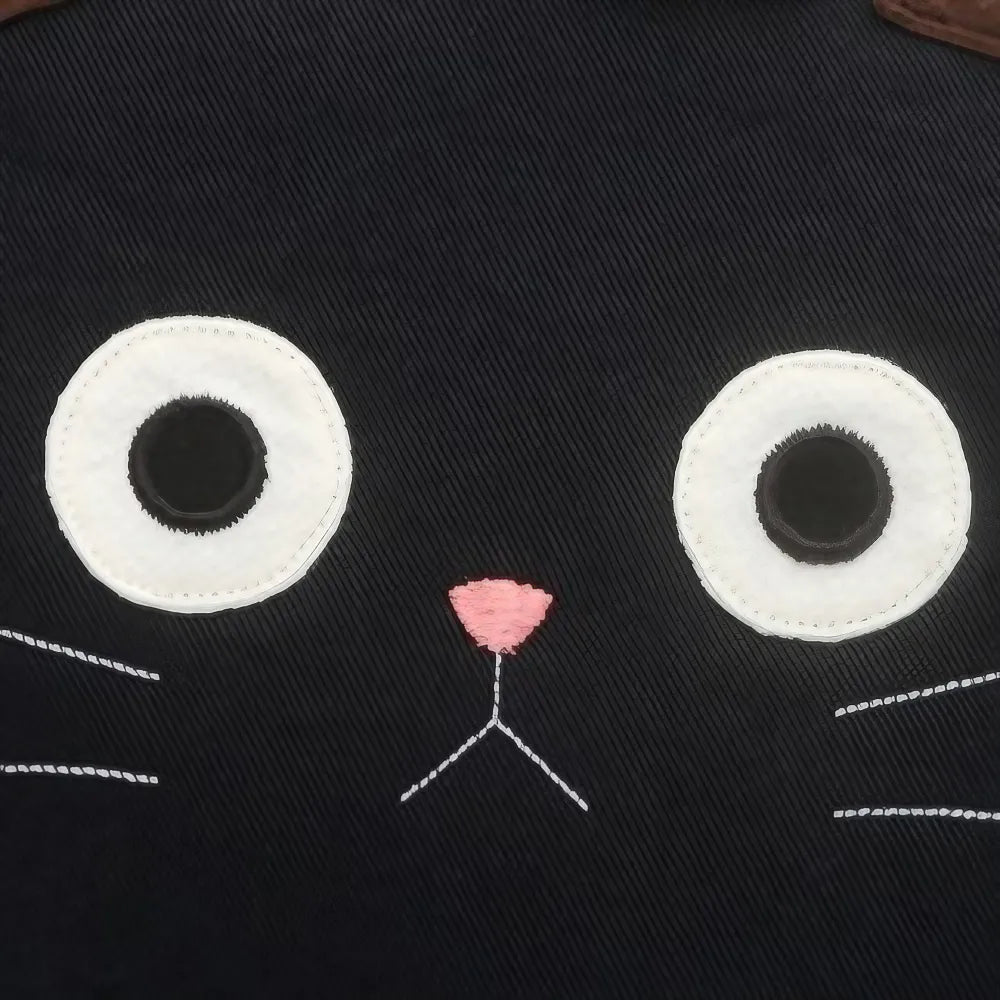 Kawaii Cat-themed Cute Shoulder Bag Casual Cotton Carryall Kawaii Cat-themed Cute Shoulder Bag Casual Cotton Carryall