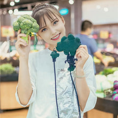 Kawaii Cotton Cute Crossbody Bag Broccoli Theme Casual and Mini Bag