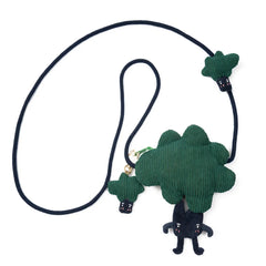 Kawaii Cotton Cute Crossbody Bag Broccoli Theme Casual and Mini Bag