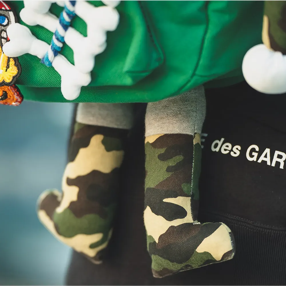 Kawaii Green Canvas Cute Handmade Backpack Perfect for Casual Use Featuring Husky Dog Design Kawaii Green Canvas Cute Handmade Backpack Perfect for Casual Use Featuring Husky Dog Design