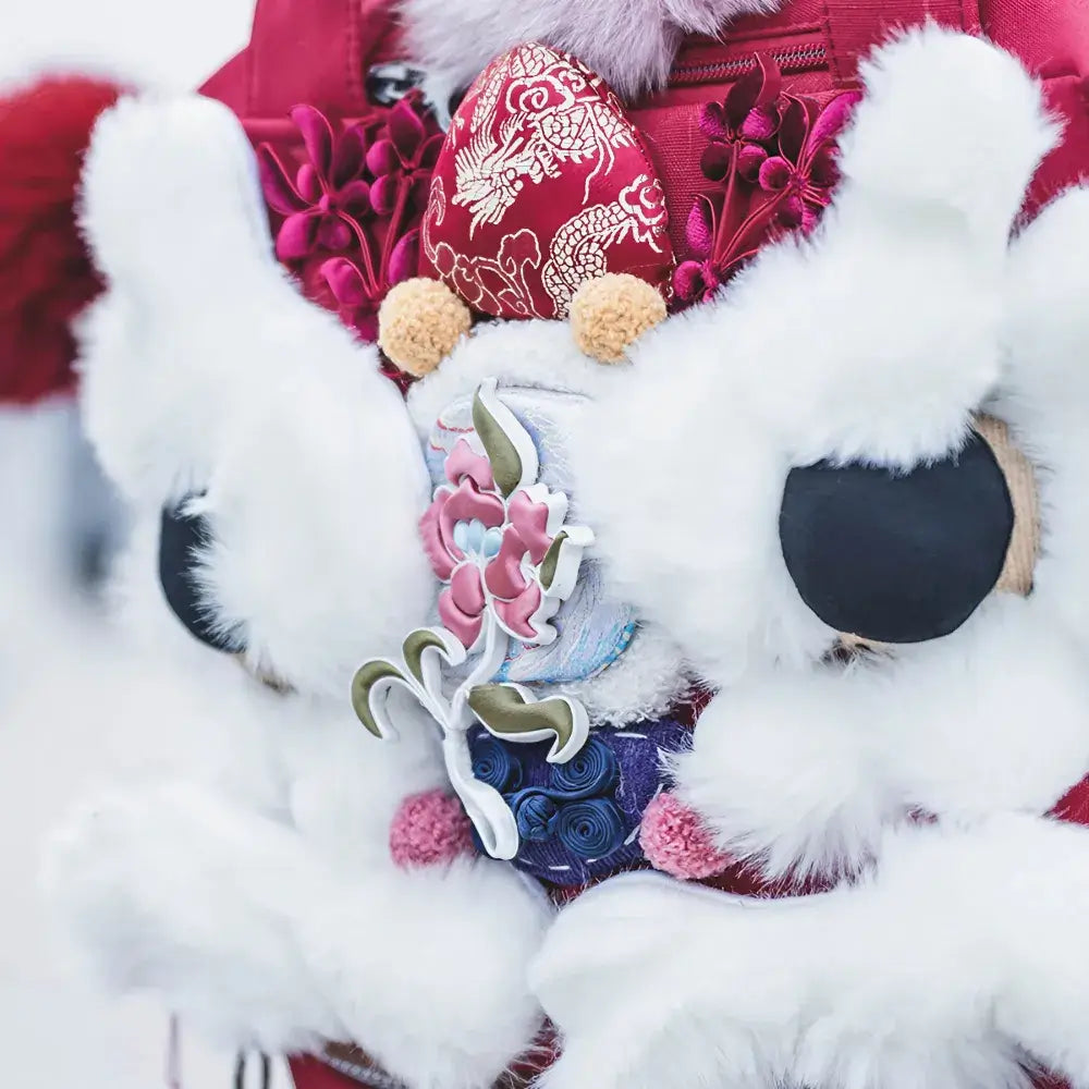 귀여운 사자 포효 레드 폴리에스터 카와이 핸드메이드 백팩 캐주얼 유니크하고 다용도 귀여운 사자 포효 레드 폴리에스터 카와이 핸드메이드 백팩 캐주얼 유니크하고 다용도