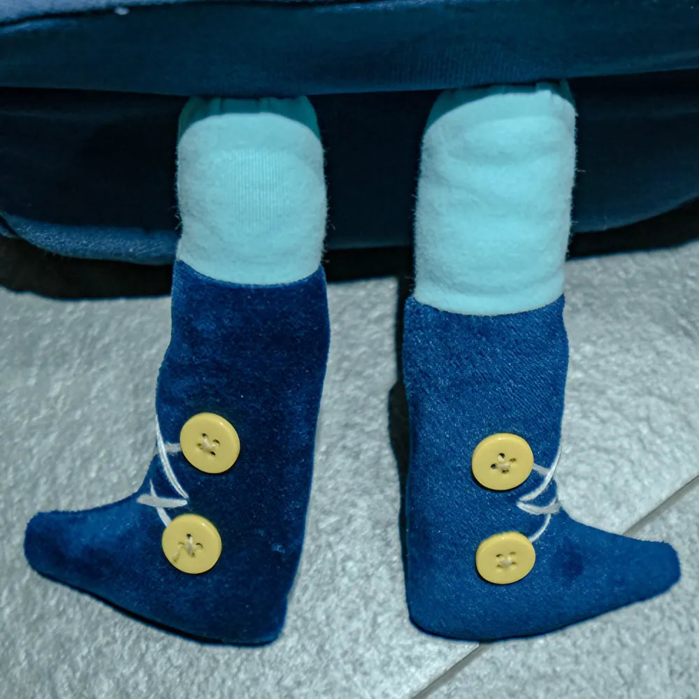 카와이 넛크래커 해적 캔버스 귀여운 백팩 캐주얼하고 독특한 블루 핸드메이드 백팩 카와이 넛크래커 해적 캔버스 귀여운 백팩 캐주얼하고 독특한 블루 핸드메이드 백팩