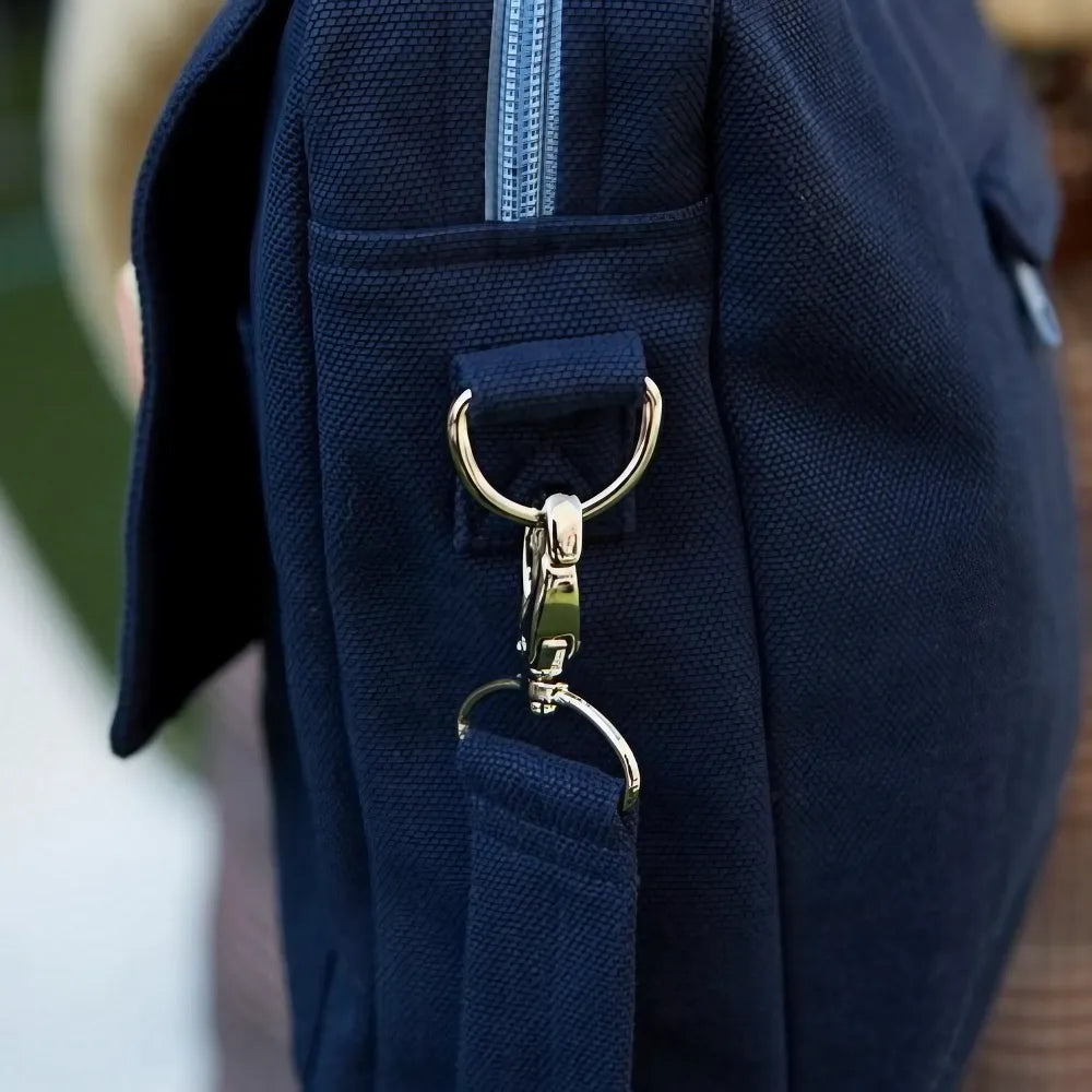 Cute Dark Blue 14-inch Canvas Cat Fish Theme Kawaii Shoulder Bag Casual Laptop Tote Cute Dark Blue 14-inch Canvas Cat Fish Theme Kawaii Shoulder Bag Casual Laptop Tote