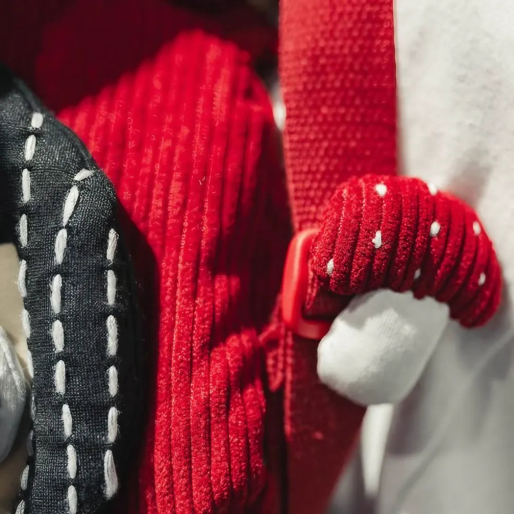 Kawaii Red Hat Doll Crossbody Bag in Corduroy Cute Casual Shoulder Bag Kawaii Red Hat Doll Crossbody Bag in Corduroy Cute Casual Shoulder Bag