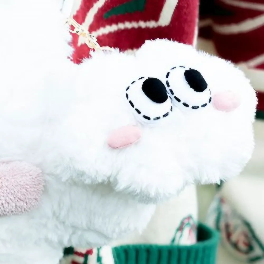 Kawaii White Cloud Cotton Cute Crossbody Bag Casual and Phone Carrier Kawaii White Cloud Cotton Cute Crossbody Bag Casual and Phone Carrier