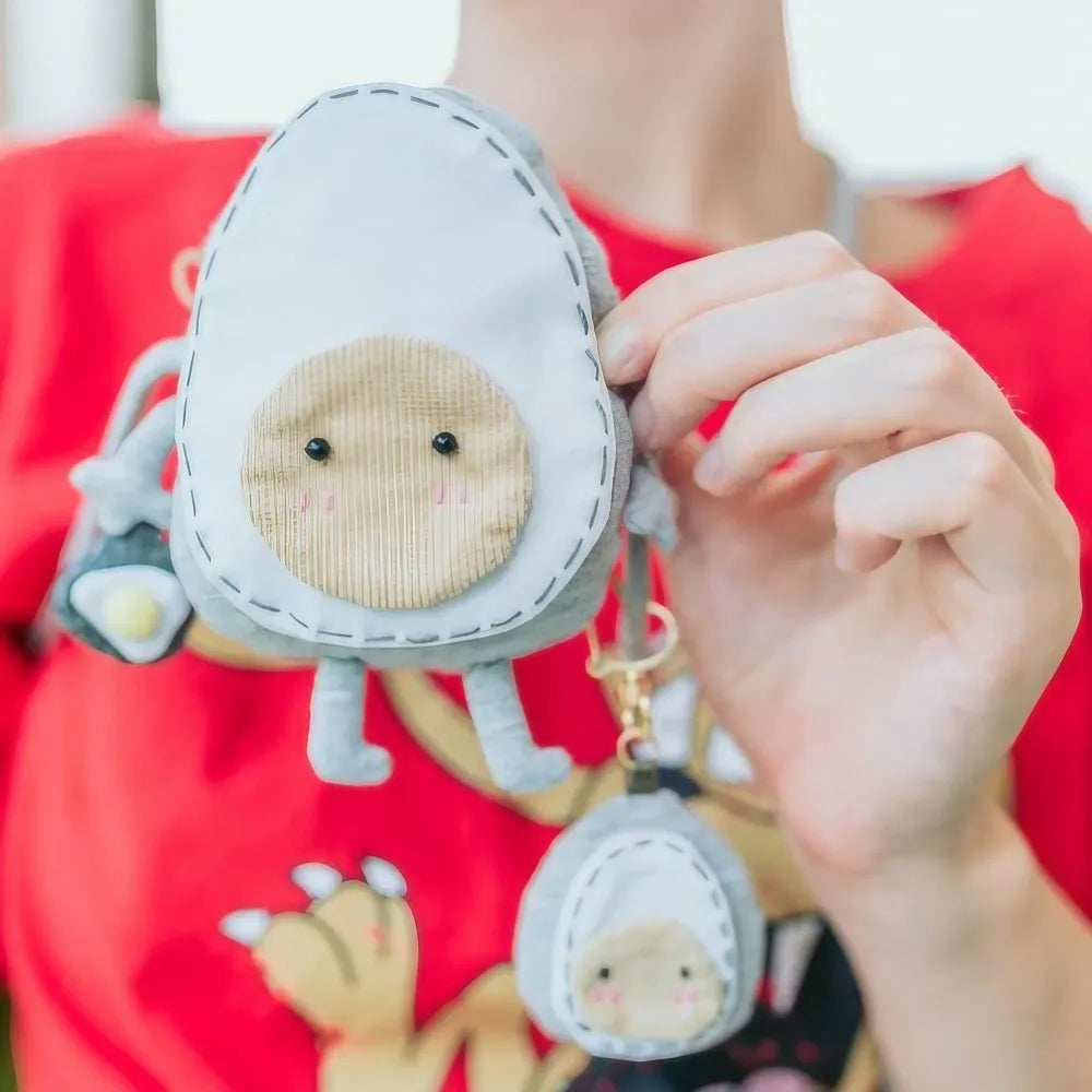 귀여운 화이트 코튼 미니 에그 모양 슬링백 캐주얼 크로스바디 가방 귀여운 화이트 코튼 미니 에그 모양 슬링백 캐주얼 크로스바디 가방