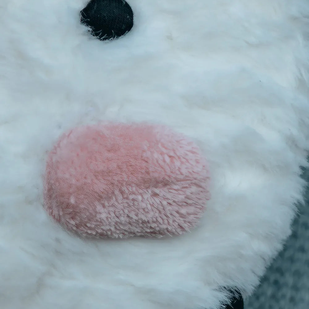 Cute and Fresh White Snowman Rabbit Kawaii Crossbody Bag Casual Cotton Satchel Cute and Fresh White Snowman Rabbit Kawaii Crossbody Bag Casual Cotton Satchel