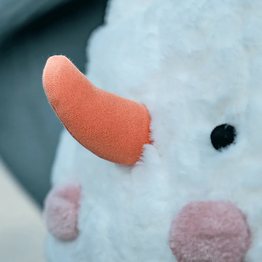 Cute and Fresh White Snowman Rabbit Kawaii Crossbody Bag Casual Cotton Satchel Cute and Fresh White Snowman Rabbit Kawaii Crossbody Bag Casual Cotton Satchel