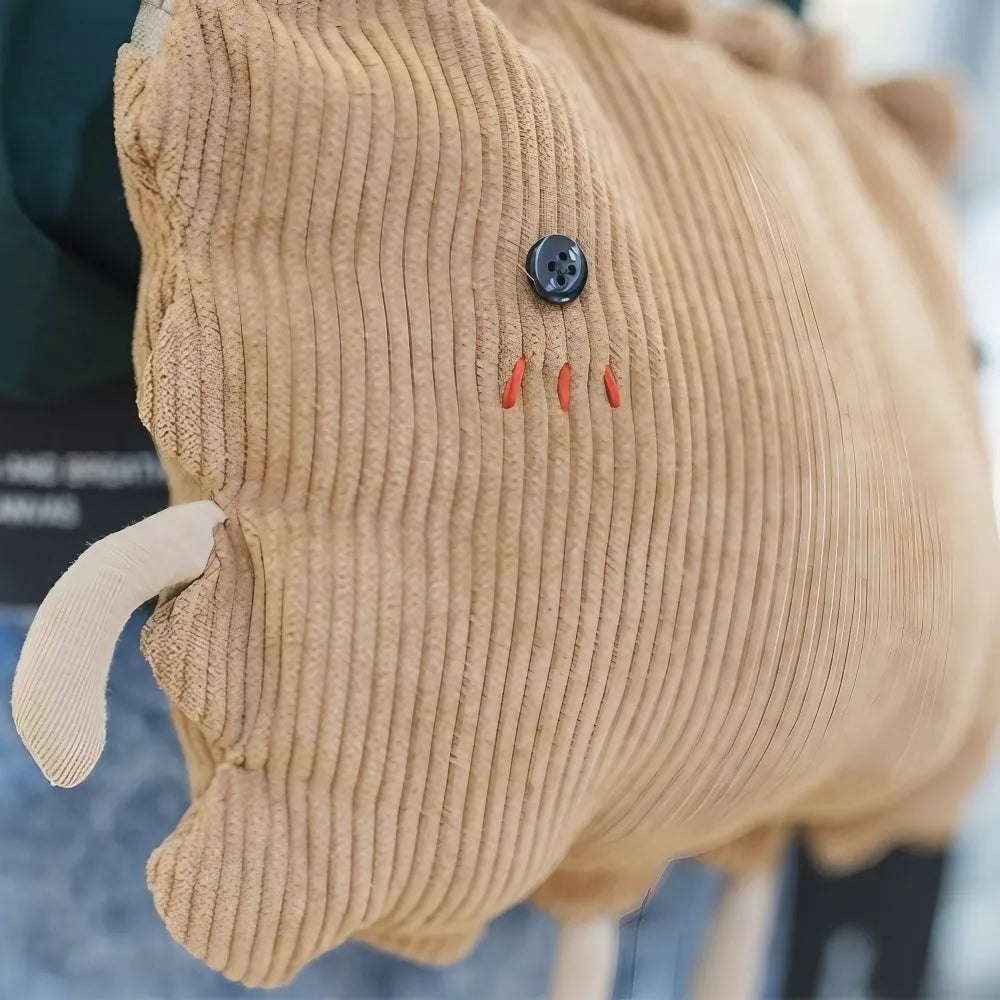 Cute Butter Biscuit Kawaii Crossbody Bag Light Khaki Cotton Casual Purse Cute Butter Biscuit Kawaii Crossbody Bag Light Khaki Cotton Casual Purse