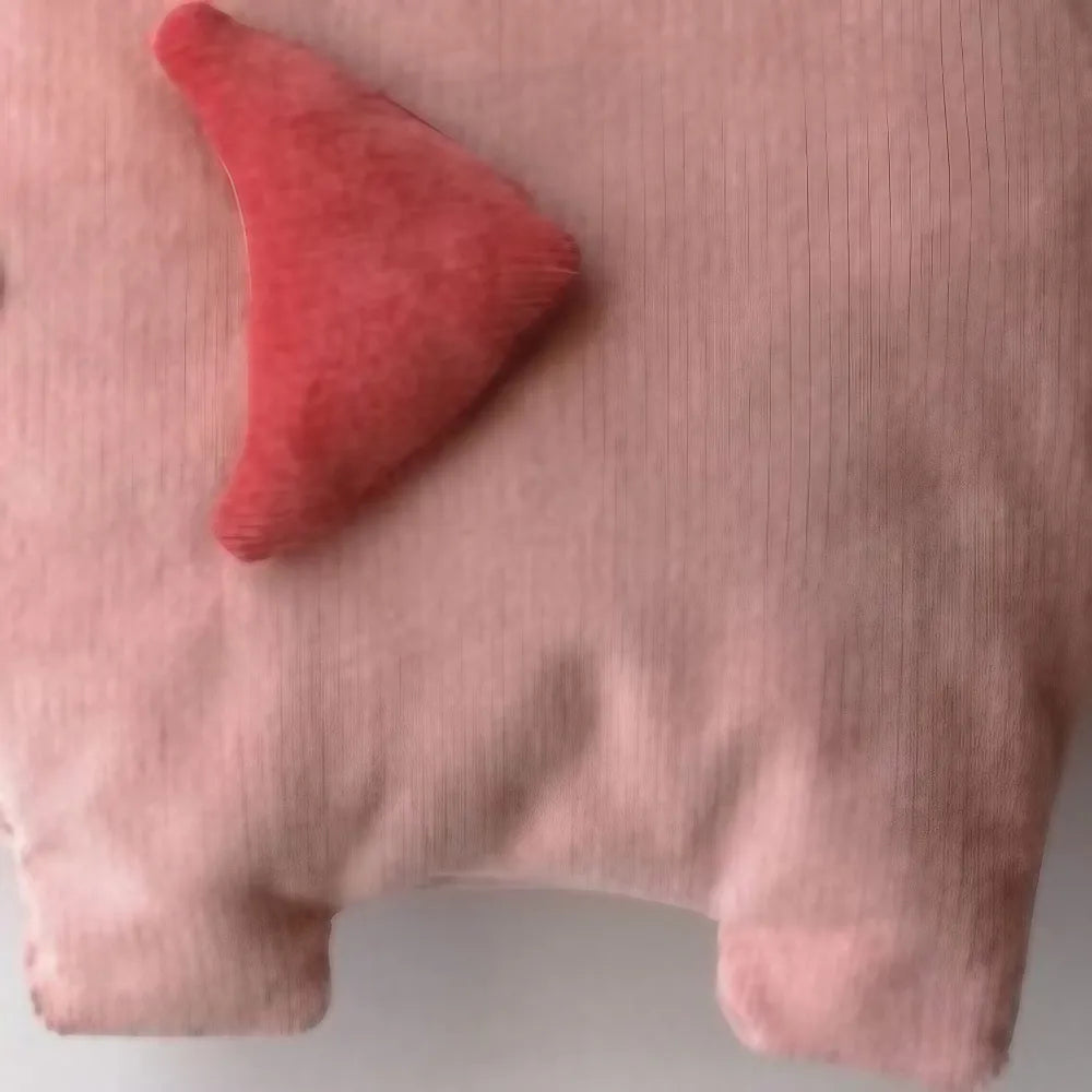 Cute Pink Corduroy Piggy Bank Kawaii Crossbody Bag Casual and Adorable Cute Pink Corduroy Piggy Bank Kawaii Crossbody Bag Casual and Adorable