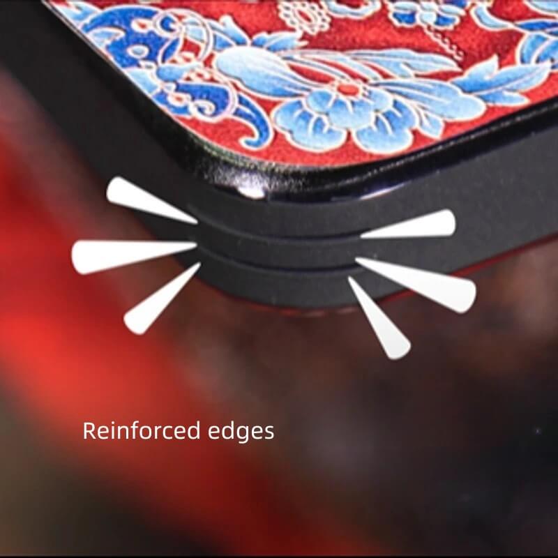 iPhone 16 Pro Max Art Case - 6.7″ Textured TPU - Phoenix Playing with Peony Design iPhone 16 Pro Max Art Case - 6.7″ Textured TPU - Phoenix Playing with Peony Design