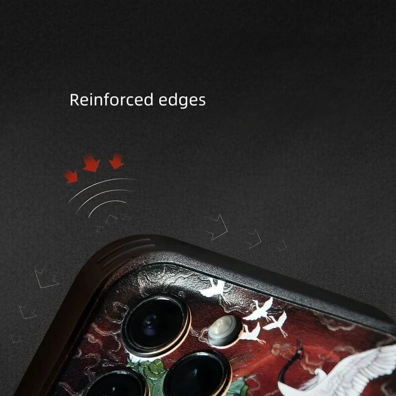 iPhone 16 Pro Max Art Case - TPU Textured Carp Leaping Over the Dragon Gate iPhone 16 Pro Max Art Case - TPU Textured Carp Leaping Over the Dragon Gate