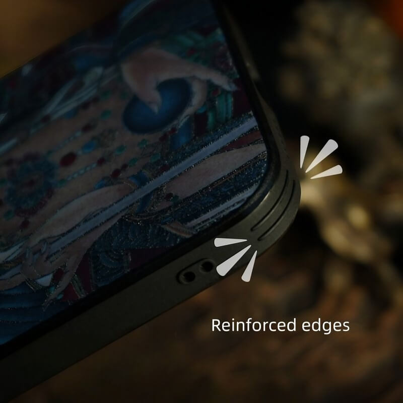 iPhone 16 Pro Max Art Case - Textured TPU, Kṣitigarbha Bodhisattva Pattern iPhone 16 Pro Max Art Case - Textured TPU, Kṣitigarbha Bodhisattva Pattern