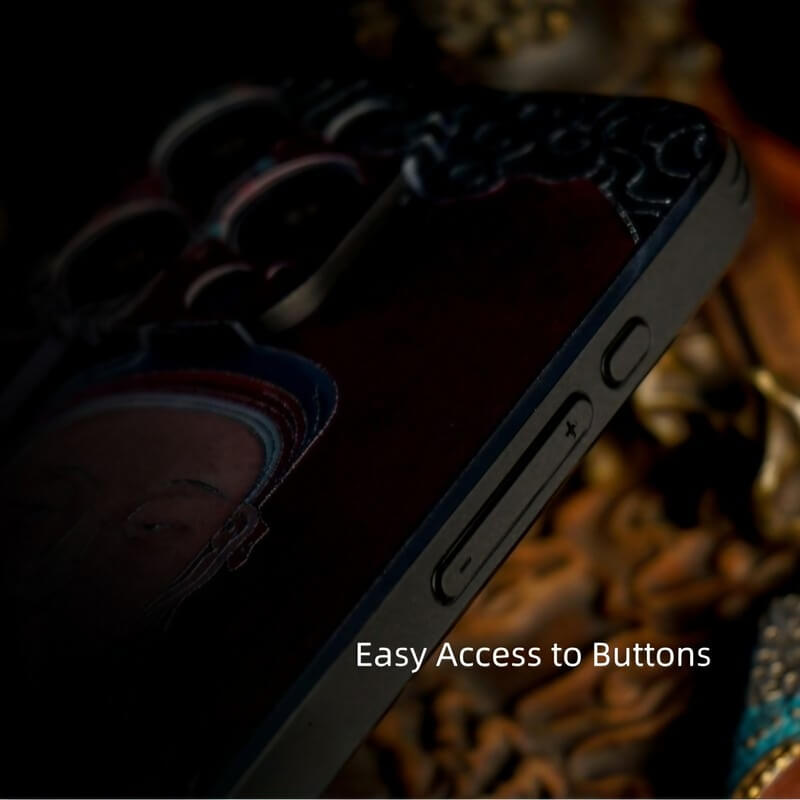 iPhone 16 Pro Max Art Case - Textured TPU, Kṣitigarbha Bodhisattva Pattern iPhone 16 Pro Max Art Case - Textured TPU, Kṣitigarbha Bodhisattva Pattern