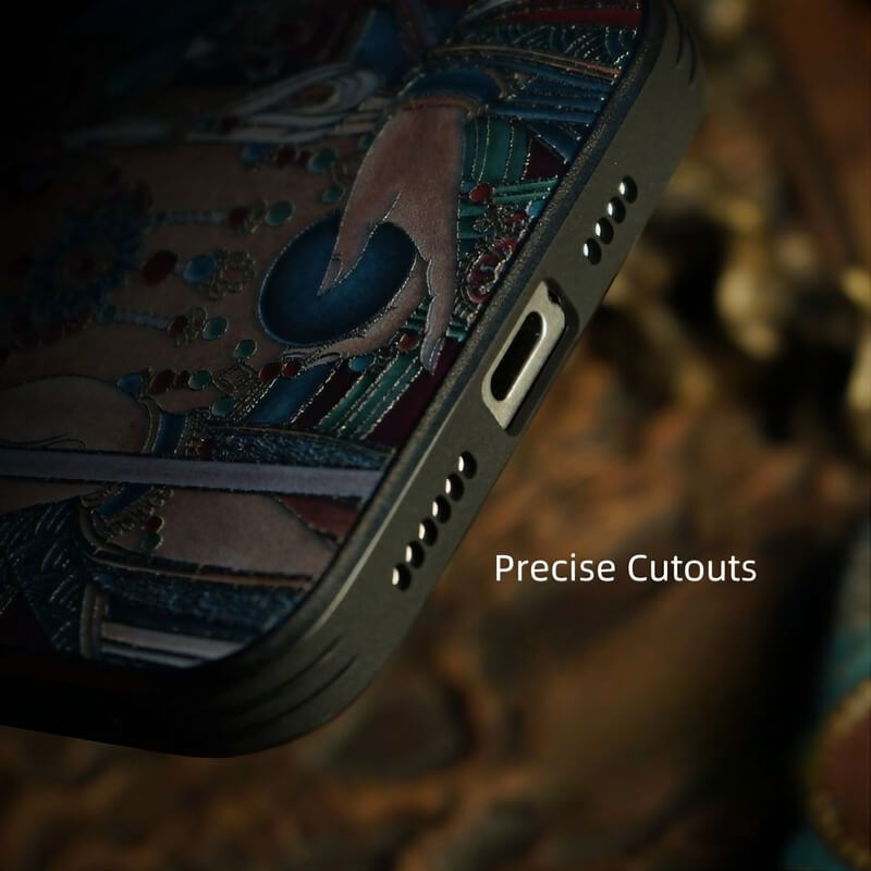 iPhone 16 Pro Max Art Case - Textured TPU, Kṣitigarbha Bodhisattva Pattern iPhone 16 Pro Max Art Case - Textured TPU, Kṣitigarbha Bodhisattva Pattern