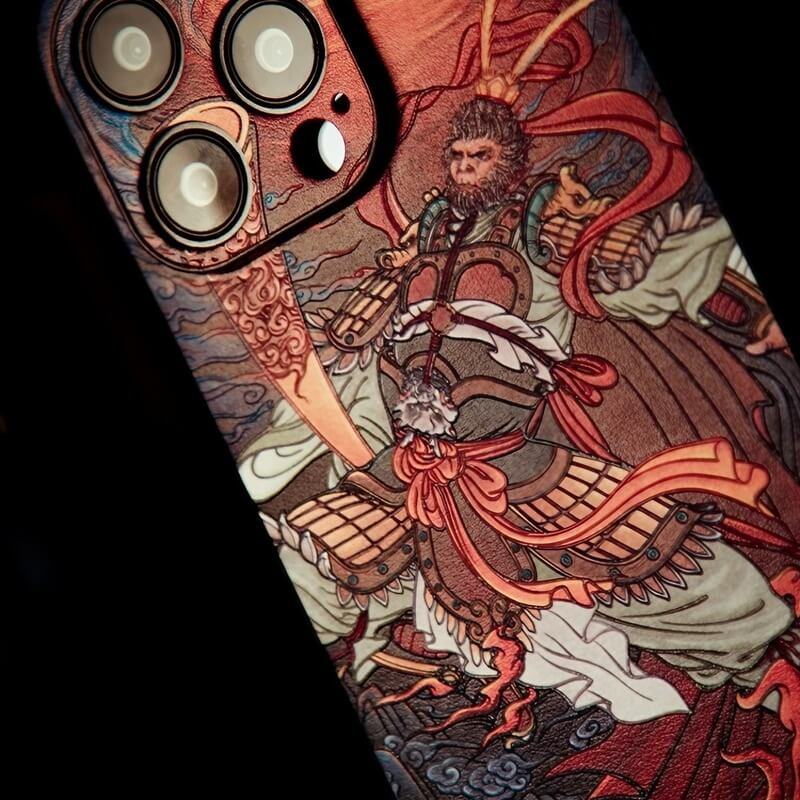 iPhone 16 Pro Max Art Case 6.7″ - Textured Wukong Design TPU Cover iPhone 16 Pro Max Art Case 6.7″ - Textured Wukong Design TPU Cover