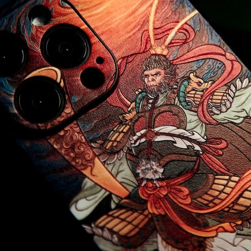 iPhone 16 Pro Max Art Case 6.7″ - Textured Wukong Design TPU Cover iPhone 16 Pro Max Art Case 6.7″ - Textured Wukong Design TPU Cover