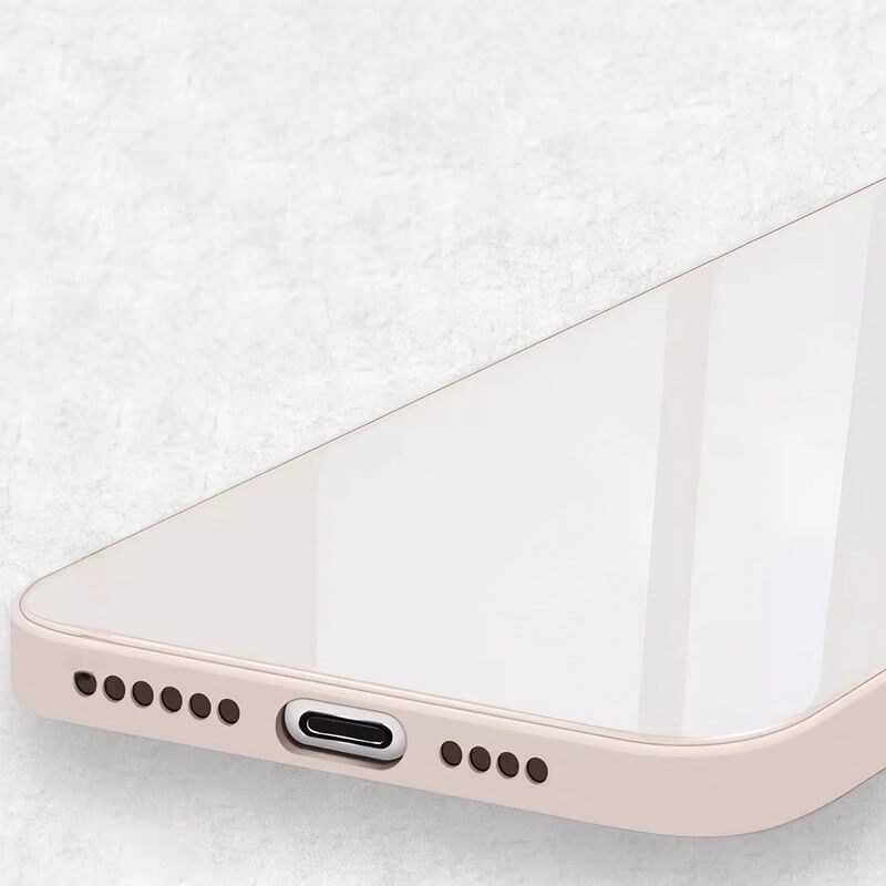 iPhone 16 Pro Max Case - 5.5″ White Liquid Glass with Floral Flower Pattern iPhone 16 Pro Max Case - 5.5″ White Liquid Glass with Floral Flower Pattern