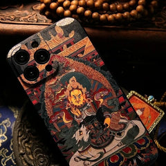 iPhone 16 Pro Max Case - 6.7″ Art Textured TPU - Wealth King Design