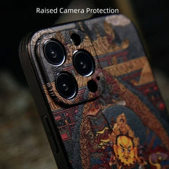 iPhone 16 Pro Max Case - 6.7″ Art Textured TPU - Wealth King Design