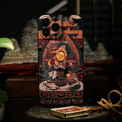 iPhone 16 Pro Max Case - 6.7″ Art Textured TPU - Wealth King Design