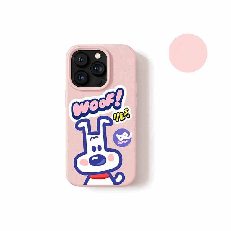 iPhone 16 Pro Max Case - Green Dog Pattern - Biodegradable Eco-friendly Material iPhone 16 Pro Max Case - Green Dog Pattern - Biodegradable Eco-friendly Material