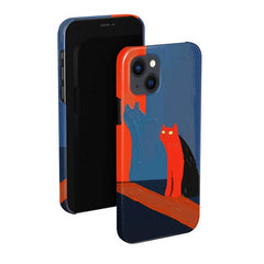iPhone 16 Pro Max Case - Plastic - Light and Shadow Kitten Art