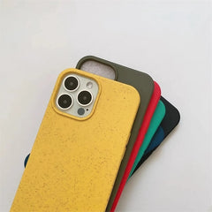 iPhone 16 Pro Max Case - Yellow Eco-friendly Material - Minimalism - Biodegradable