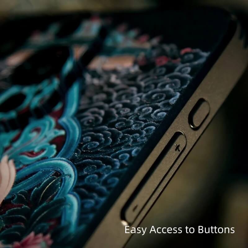 iPhone 16 Pro Max TPU Case - Art Textured Lotus Throne with Buddha's Hand iPhone 16 Pro Max TPU Case - Art Textured Lotus Throne with Buddha's Hand