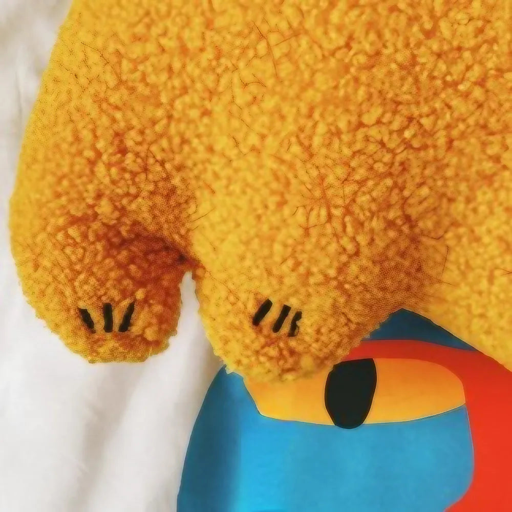 Kawaii Cat Shaped Orange Cotton Unique Cute Throw Pillow for Bed, Sofa Kawaii Cat Shaped Orange Cotton Unique Cute Throw Pillow for Bed, Sofa