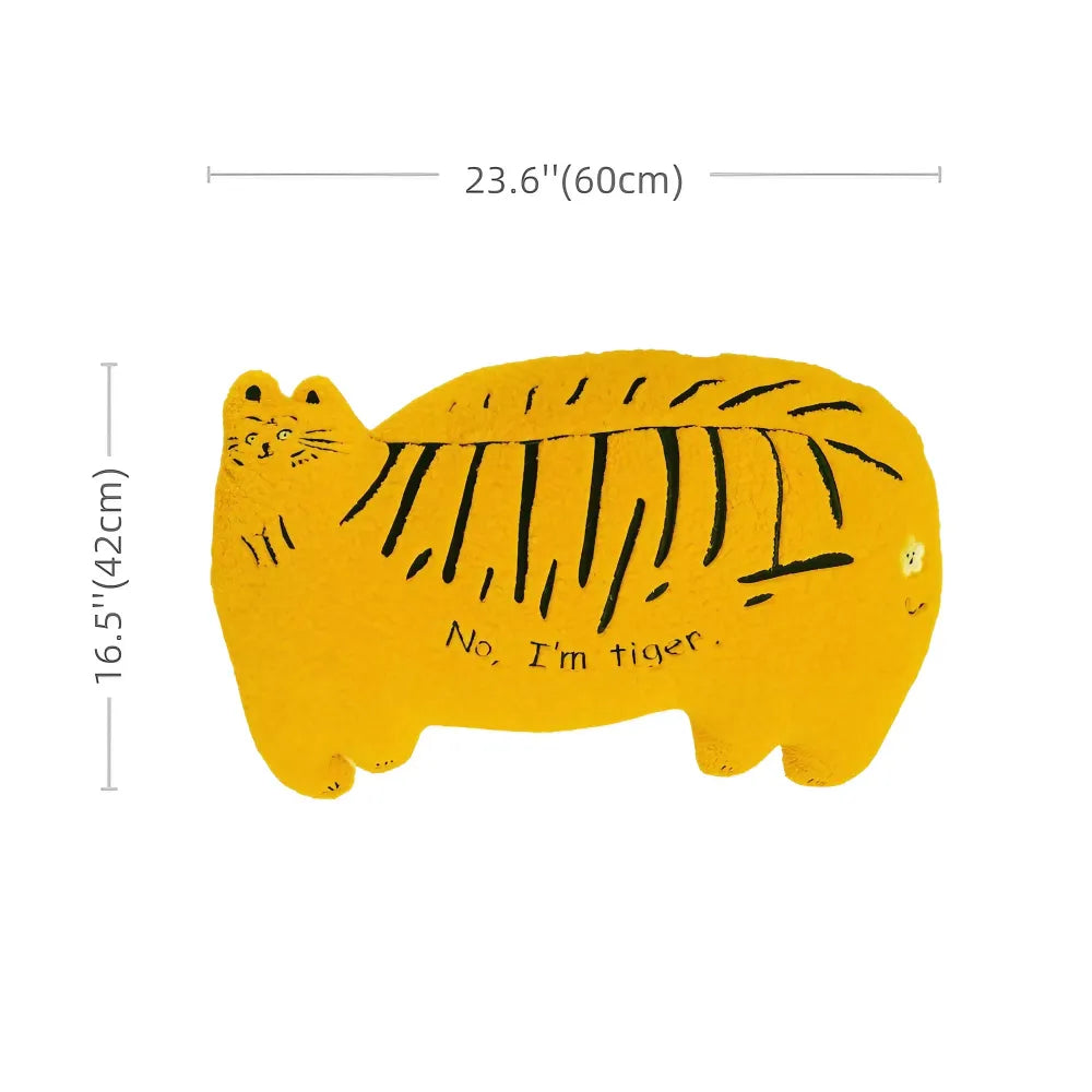 Kawaii Cat Shaped Orange Cotton Unique Cute Throw Pillow for Bed, Sofa Kawaii Cat Shaped Orange Cotton Unique Cute Throw Pillow for Bed, Sofa