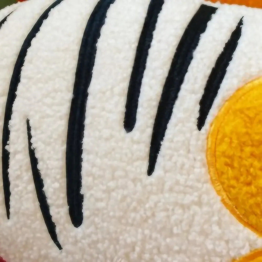 Kawaii and Novelty Tiger-Shaped White Cotton Cute Trow Pillow For Bed, Sofa Kawaii and Novelty Tiger-Shaped White Cotton Cute Trow Pillow For Bed, Sofa