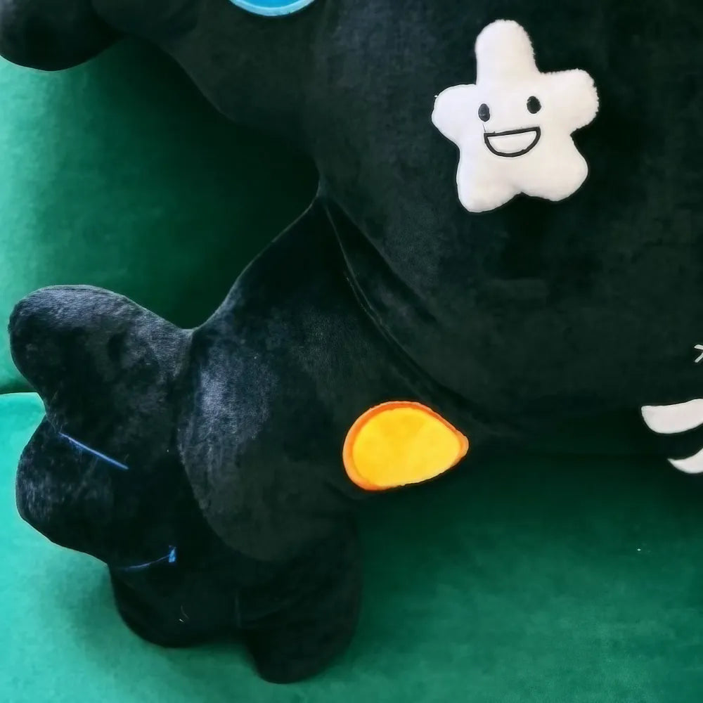 Kawaii Butterfly Cat Plush Cute Throw Pillow for Bed and Sofa in Black Crystal Velvet Kawaii Butterfly Cat Plush Cute Throw Pillow for Bed and Sofa in Black Crystal Velvet