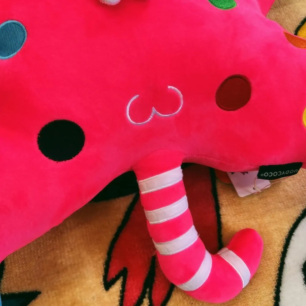 Kawaii Butterfly Cat Plush Cute Throw Pillow for Bed and Sofa in Black Crystal Velvet Kawaii Butterfly Cat Plush Cute Throw Pillow for Bed and Sofa in Black Crystal Velvet