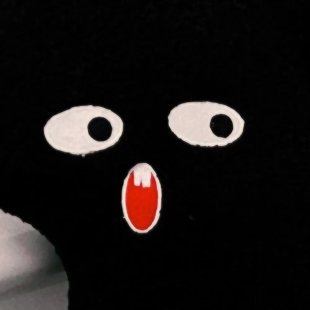 Cute Kawaii Throw Pillow Black Rabbit Shaped Teddy Fur  for Bed, Sofa Cute Kawaii Throw Pillow Black Rabbit Shaped Teddy Fur  for Bed, Sofa