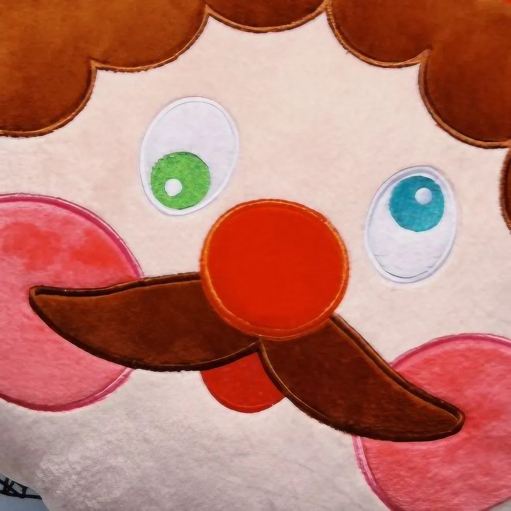 Cute Kawaii King-Themed Diamond Plush Head-Shaped Throw Pillow for Bed and Sofa Cute Kawaii King-Themed Diamond Plush Head-Shaped Throw Pillow for Bed and Sofa