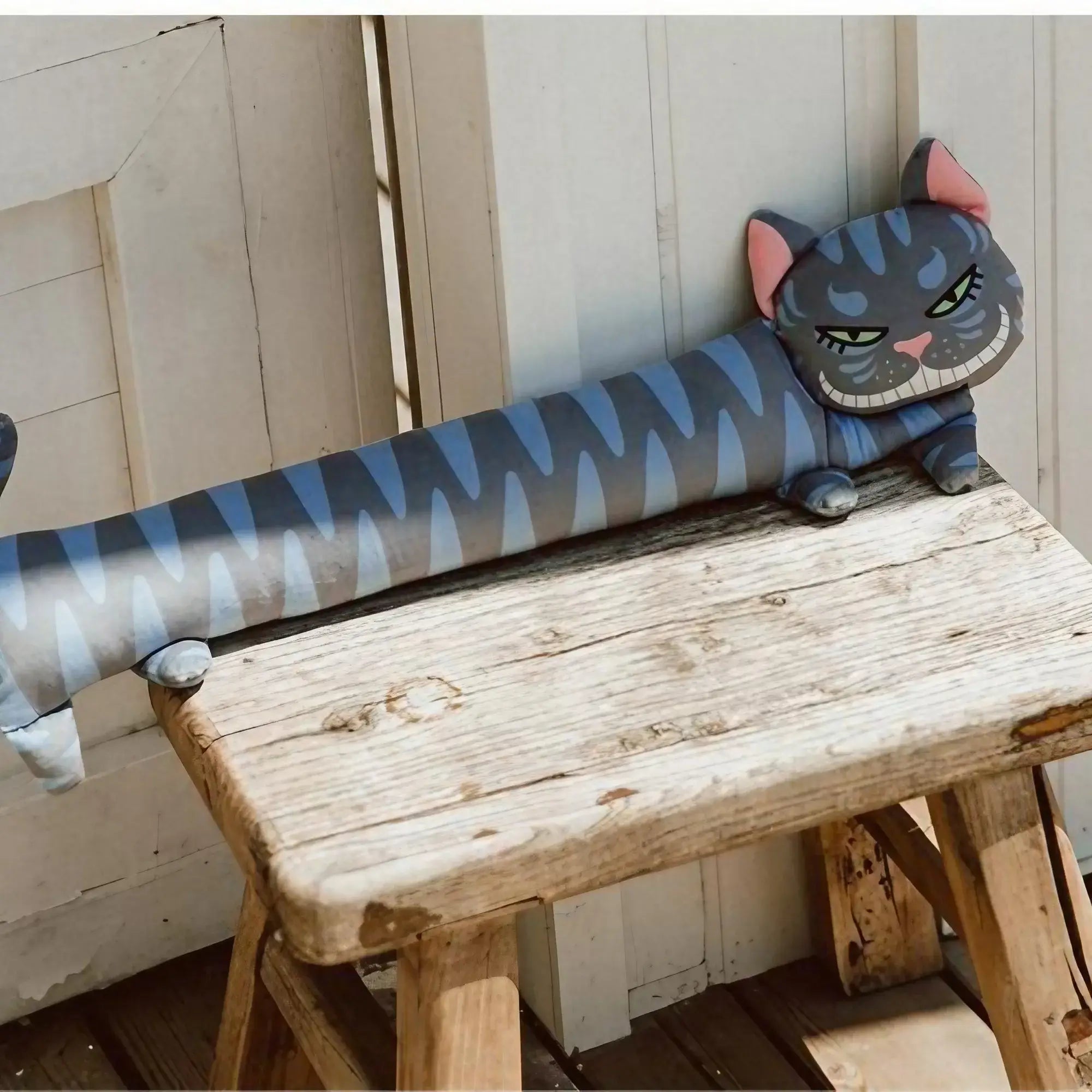 Cute Smiling Long Kawaii Cat Shaped Polyester Throw Pillow for Bed and Sofa Cute Smiling Long Kawaii Cat Shaped Polyester Throw Pillow for Bed and Sofa