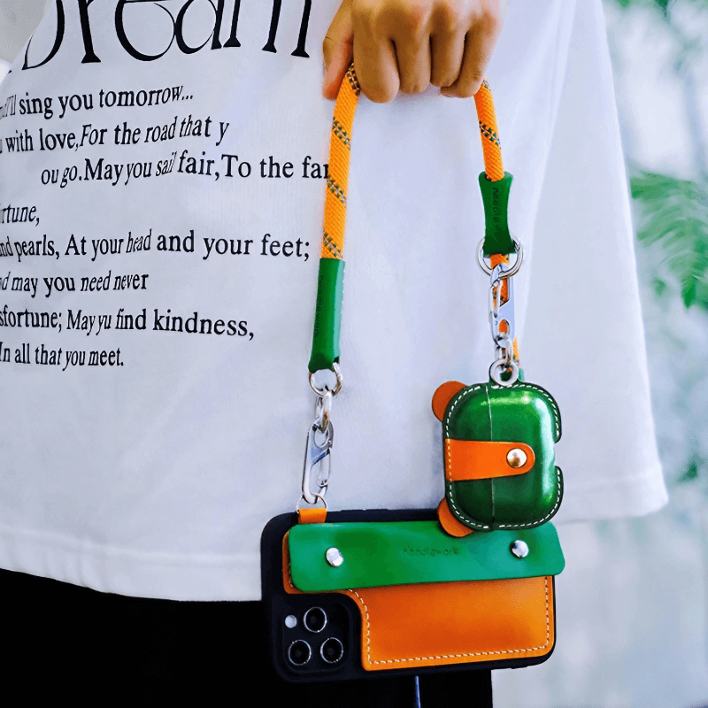 Leather Phone Colorful Cases iPhone 15 14 13 12 With Crossbody Strap Card Holder Leather Phone Colorful Cases iPhone 15 14 13 12 With Crossbody Strap Card Holder