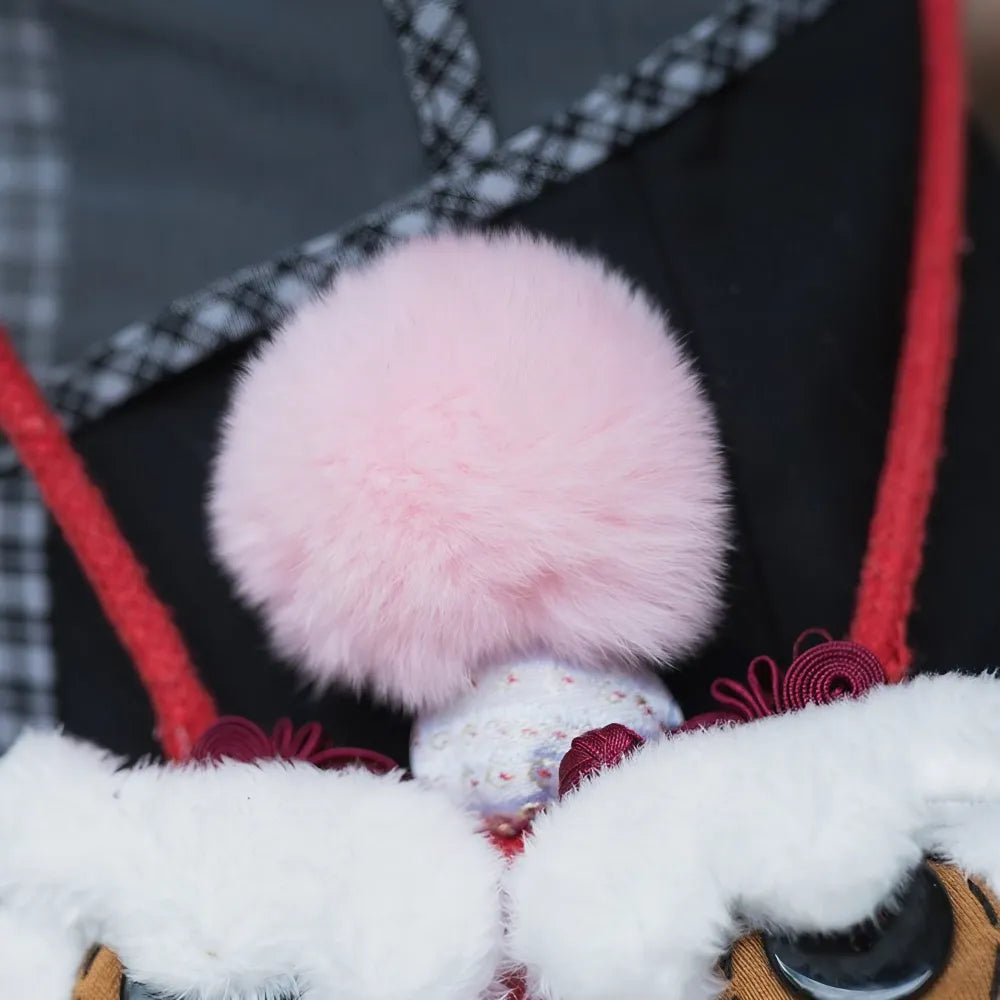 Mini Cotton Kawaii Crossbody Bag in Cute and Unique Lion Dance Style - Handmade Mini Cotton Kawaii Crossbody Bag in Cute and Unique Lion Dance Style - Handmade