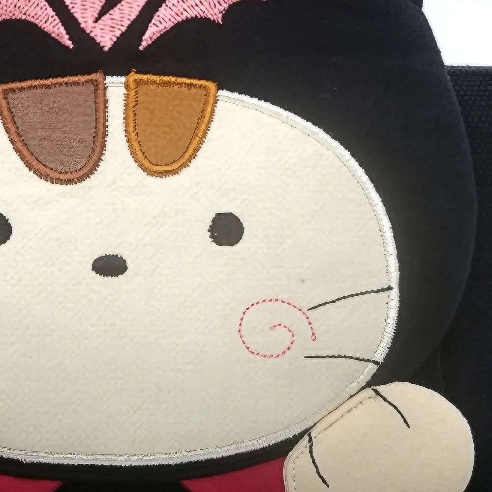 Sweetheart Cat Cute Black Cotton Casual Kawaii Tote Bag Sweetheart Cat Cute Black Cotton Casual Kawaii Tote Bag