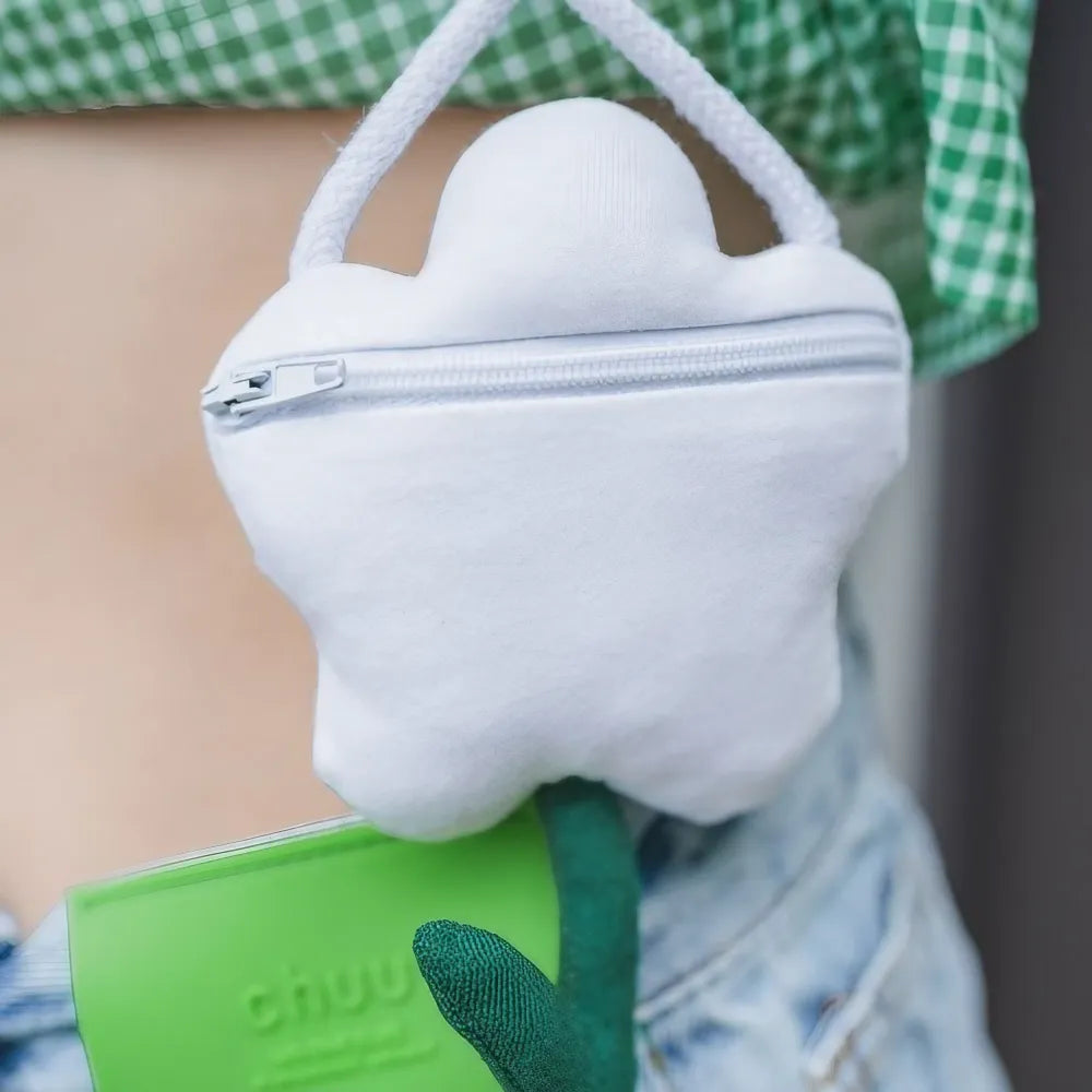 White Rose Cute Crossbody Bag Casual Mini Cotton Kawaii Sling Bag White Rose Cute Crossbody Bag Casual Mini Cotton Kawaii Sling Bag