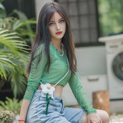 White Rose Cute Crossbody Bag Casual Mini Cotton Kawaii Sling Bag