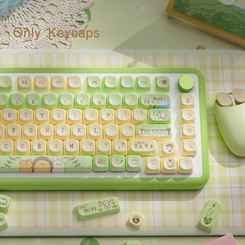112-Key MCA Profile Keycap Set - Forest Fairy Tale Theme