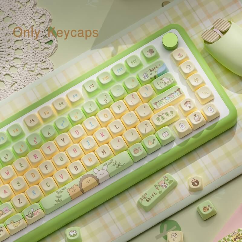 112-Key MCA Profile Keycap Set - Forest Fairy Tale Theme