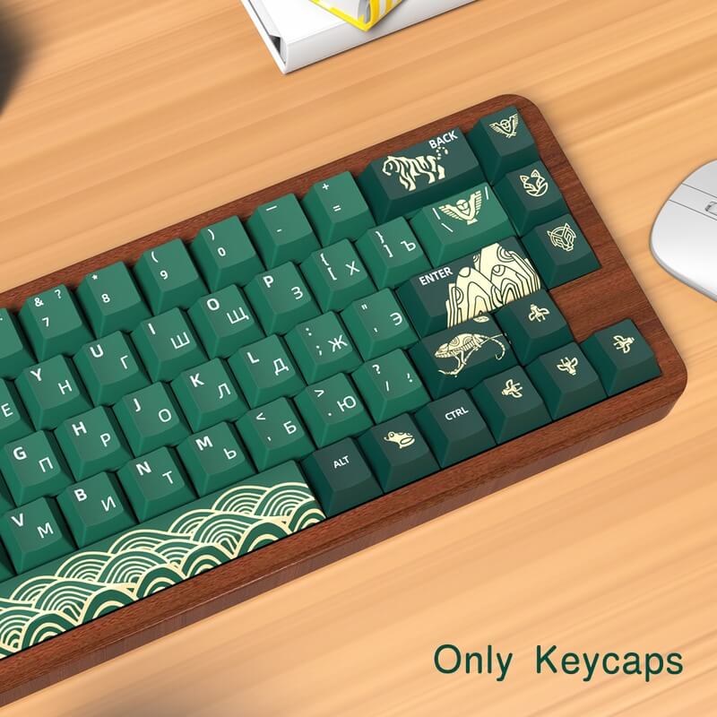 138-Key Cherry Profile Keycap Set - Animal Forest Theme
