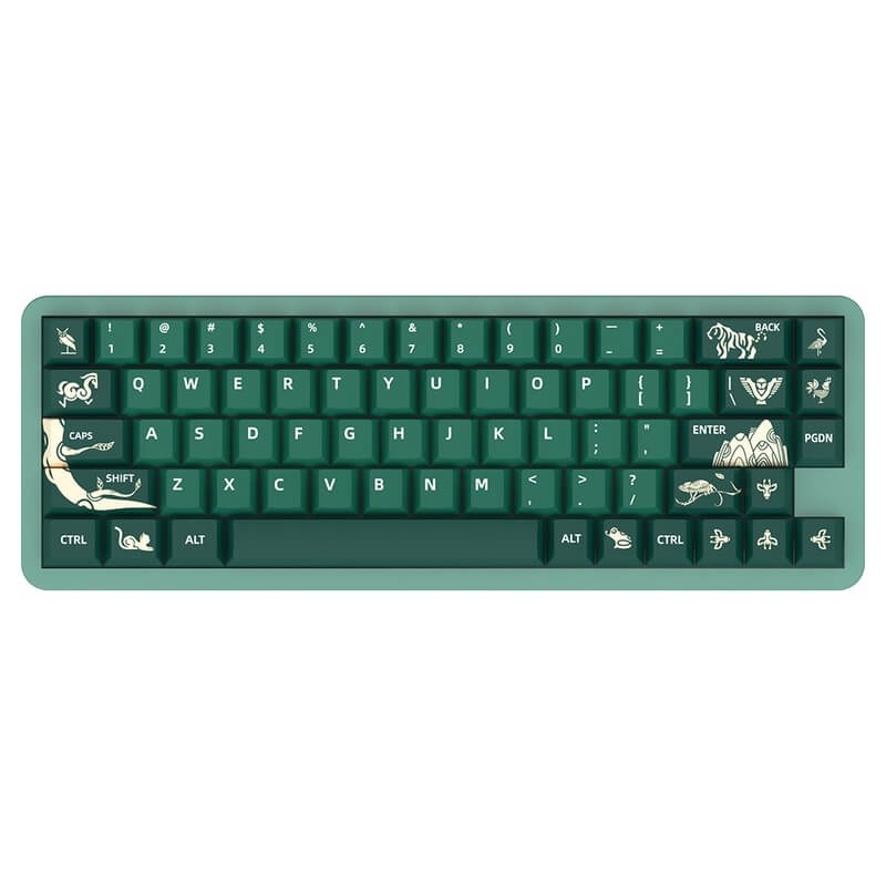 138-Key Cherry Profile Keycap Set - Animal Forest Theme