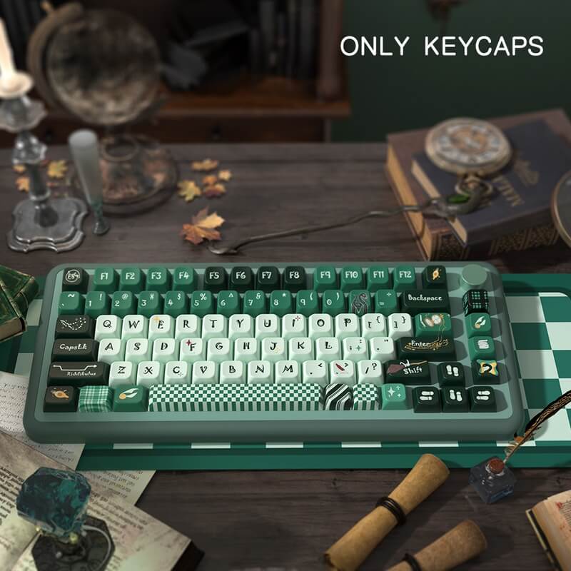 138-Key MDA Profile Keycap Set - Slytherin Theme