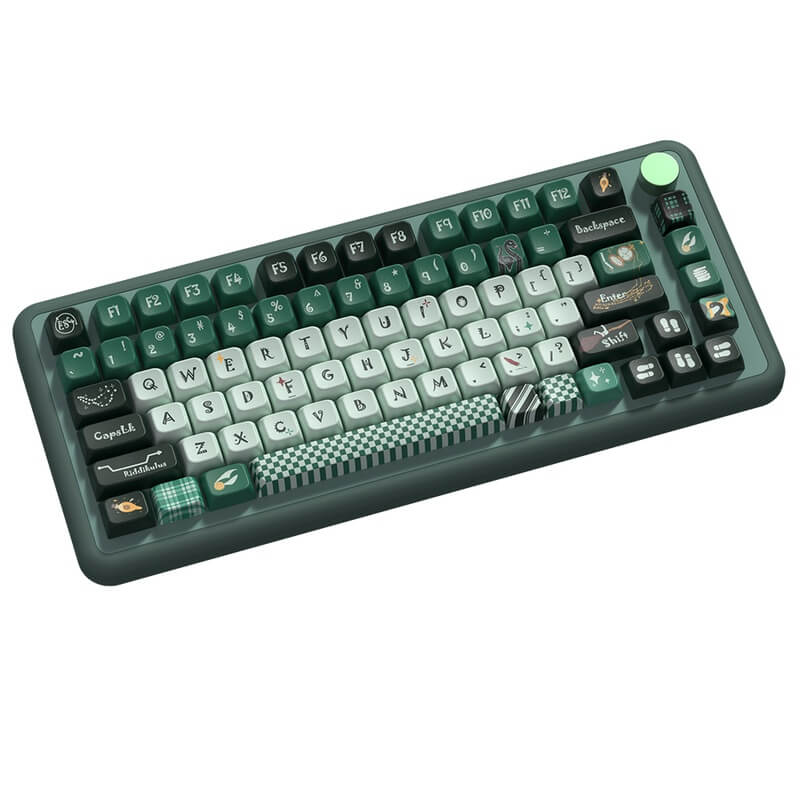 138-Key MDA Profile Keycap Set - Slytherin Theme